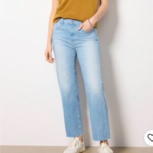NWT AG Brinley Crop Straight Jeans size 27